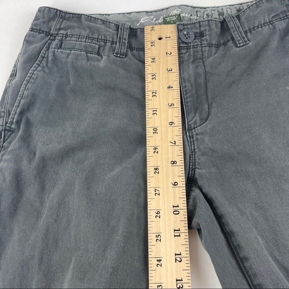 Eddie Bauer Chino Pants Womens 8 Gray Flat Front - Picture 11 of 11